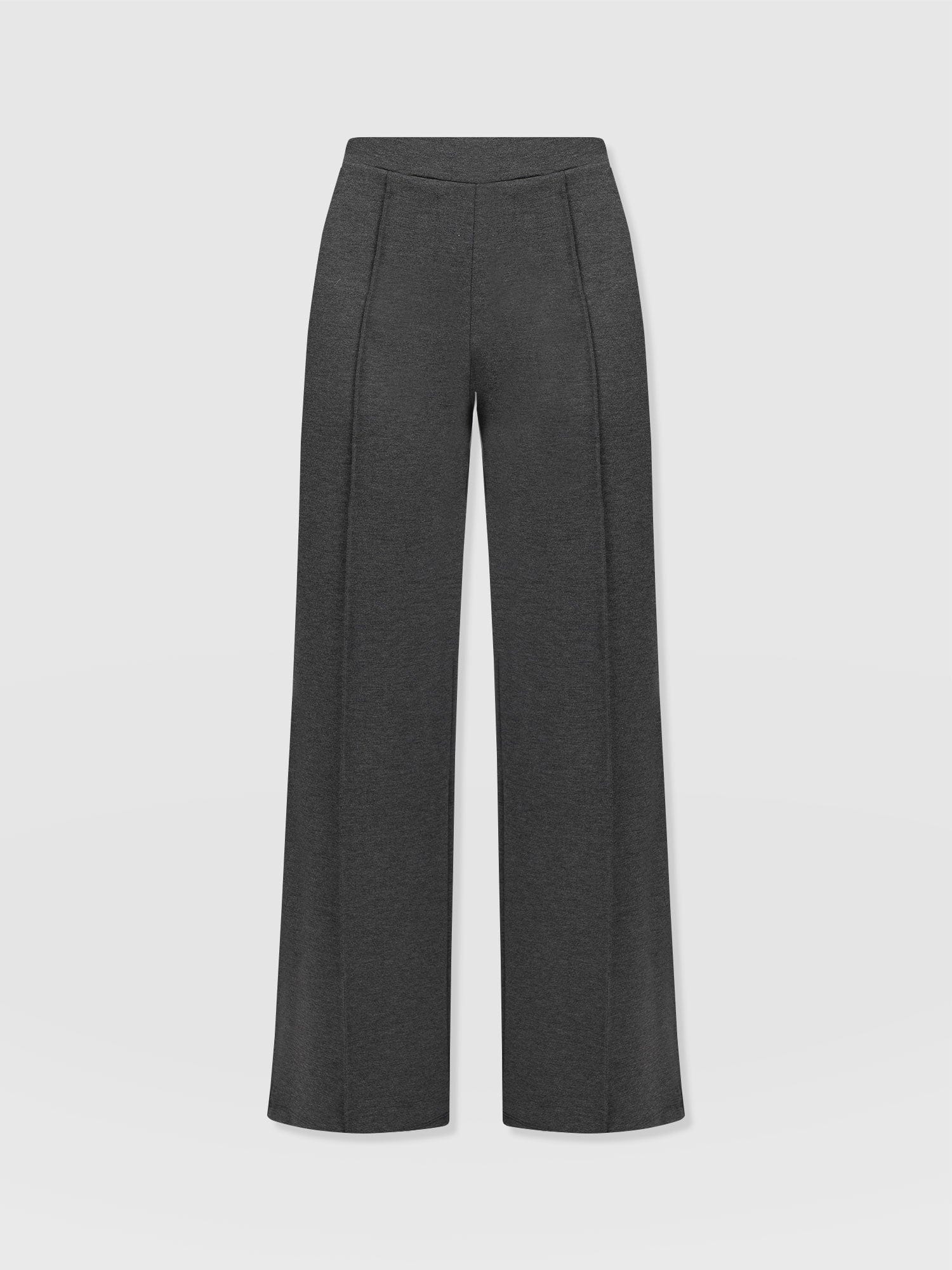 Keller Wide Leg Pant Charcoal - Women's Trousers | Saint + Sofia® UK